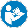 Signalétique Obligation Manuel ISO 7010 M002 | Sécurité Pro