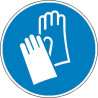 Signalétique Gants Protection Obligatoires ISO 7010 | Zone-Print