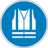 Signalétique Obligation Gilet Haute Visibilité ISO 7010 | Zone-Print