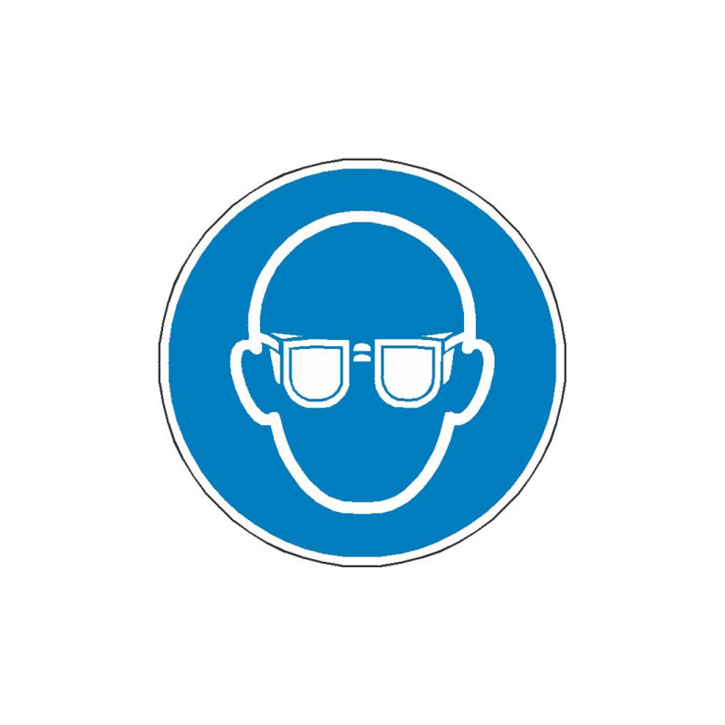 Signalétique Lunettes de Protection Obligatoires | Zone-Print