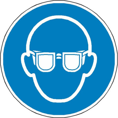 Signalétique Lunettes de Protection Obligatoires | Zone-Print