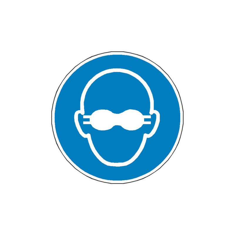 Signalétique Obligation Lunettes Protection ISO 7010 | Zone-Print
