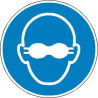 Signalétique Obligation Lunettes Protection ISO 7010 | Zone-Print
