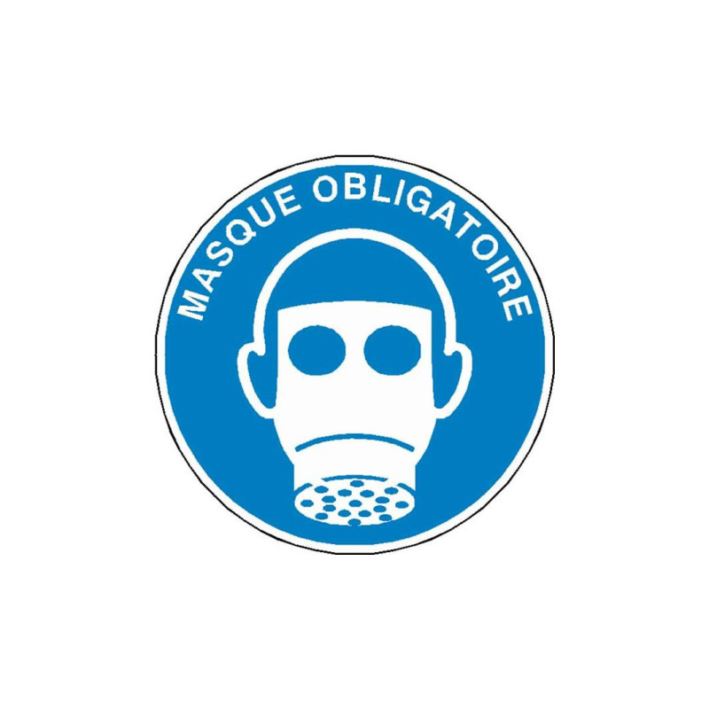 Signalétique Obligatoire: Masque à Gaz & Casque | Zone-Print