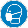 Panneau Masque Obligatoire ISO 7010 M016 Pro | Zone-Print