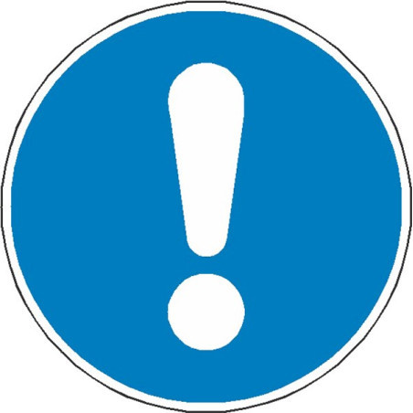 Signalétique Obligation M001 | Panneau Action Générale ISO 7010