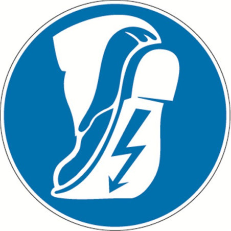 Panneau Obligation Chaussures Conductrices | Zone-Print