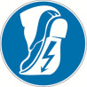 Panneau Obligation Chaussures Conductrices | Zone-Print
