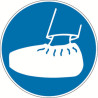 Signalétique Obligatoire: Port de Sur-Chaussures | Zone-Print