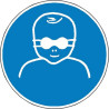 Panneau Protection Yeux Enfants ISO 7010 M025 | Zone-Print