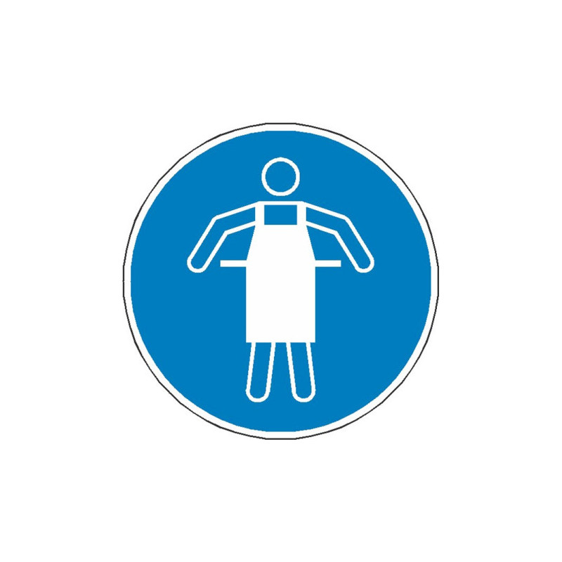 Panneau Obligation Tablier de Protection - ISO 7010