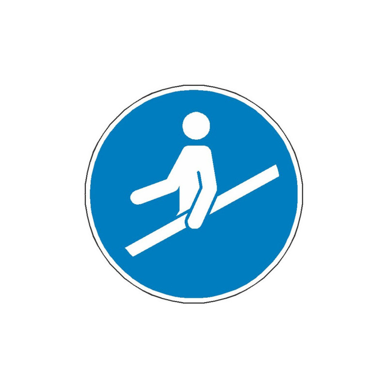 Signalétique Obligation Main Courante ISO 7010 M012 - Sécurité