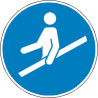 Signalétique Obligation Main Courante ISO 7010 M012 - Sécurité