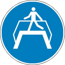 Panneau Obligation : Utiliser la Passerelle ISO 7010 | Zone-Print
