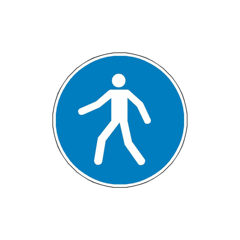 Signalétique Passage Piétons ISO 7010 M024 | Sécurité Zone-Print