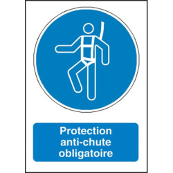 Panneau Protection Anti-Chute Obligatoire | Zone-Print