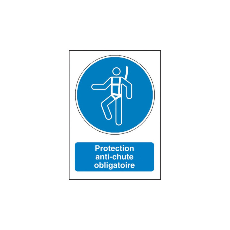 Panneau Protection Anti-Chute Obligatoire | Zone-Print