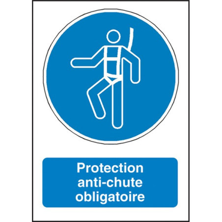 Panneau Protection Anti-Chute Obligatoire | Zone-Print