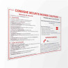 Sécurité Incendie Chaufferie | Panneau Consigne BTP | Zone-Print