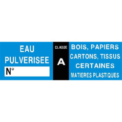 Étiquettes Extincteur Classe A | Signalétique Incendie Pro