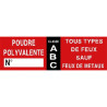 Étiquettes Extincteur ABC - Signalétique Incendie Pro | Zone-Print