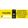 Étiquette Extincteur BC | Signalétique Incendie Pro - Zone-Print