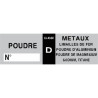 Étiquettes Extincteur D | Signalétique Incendie B2B Pro