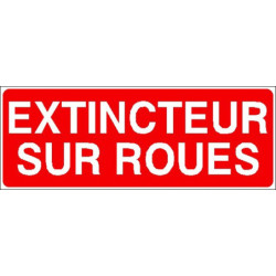 Signalétique Extincteur sur Roues | Zone-Print.fr