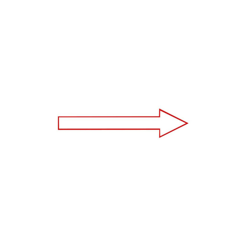 Flèche Direction Incendie | Signalétique Sécurité Zone-Print