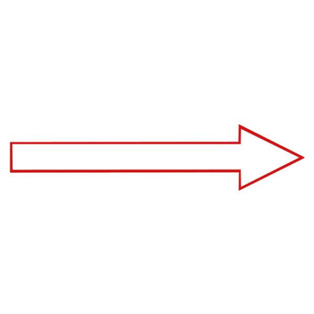 Flèche Direction Incendie | Signalétique Sécurité Zone-Print