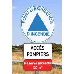 Panneau Point Aspiration Incendie Personnalisé | Zone-Print