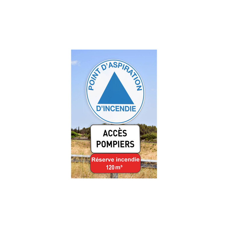 Panneau Point Aspiration Incendie Personnalisé | Zone-Print