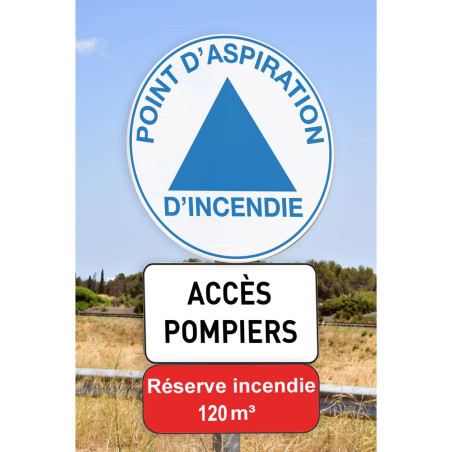 Panneau Point Aspiration Incendie Personnalisé | Zone-Print