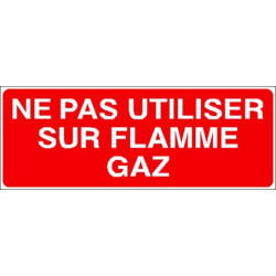Panneau Interdiction Flamme Gaz | Sécurité Industrielle