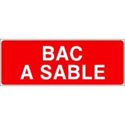 Panneau Zone Bac à Sable Professionnel | Zone-Print.fr