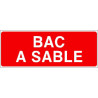 Panneau Zone Bac à Sable Professionnel | Zone-Print.fr