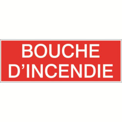 Panneau Bouche d'Incendie | Signalétique Sécurité STF 1511S