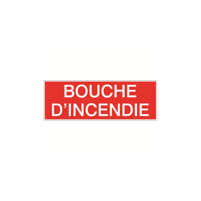 Panneau Bouche d'Incendie | Signalétique Sécurité STF 1511S