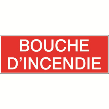 Panneau Bouche d'Incendie | Signalétique Sécurité STF 1511S