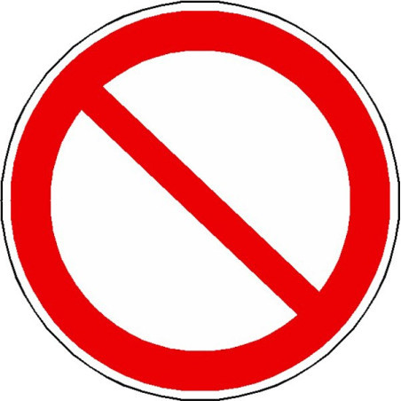 Panneau Interdiction Non-Fumeur ISO 7010 | Zone-Print.fr