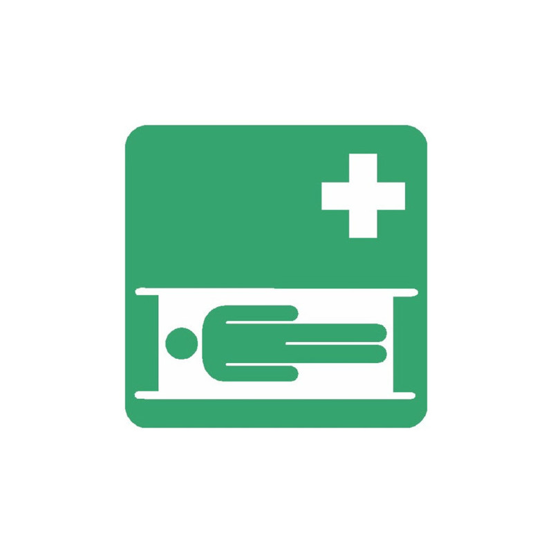 Panneau Civière Secours ISO 7010 E013 | Signalétique