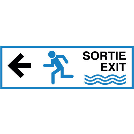 Signalétique Évacuation Inondation Pro | Zone-Print.fr