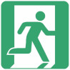 Panneau Issue Secours Droite | Signalétique Industrielle