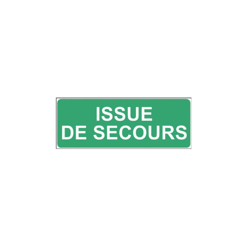 Panneau Issue de Secours Industriel STF 1925S | Zone-Print.fr