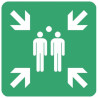 Panneau Point de Rassemblement ISO 7010 E007 | Zone-Print
