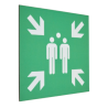 Panneau Point de Rassemblement Stratifié | Zone-Print