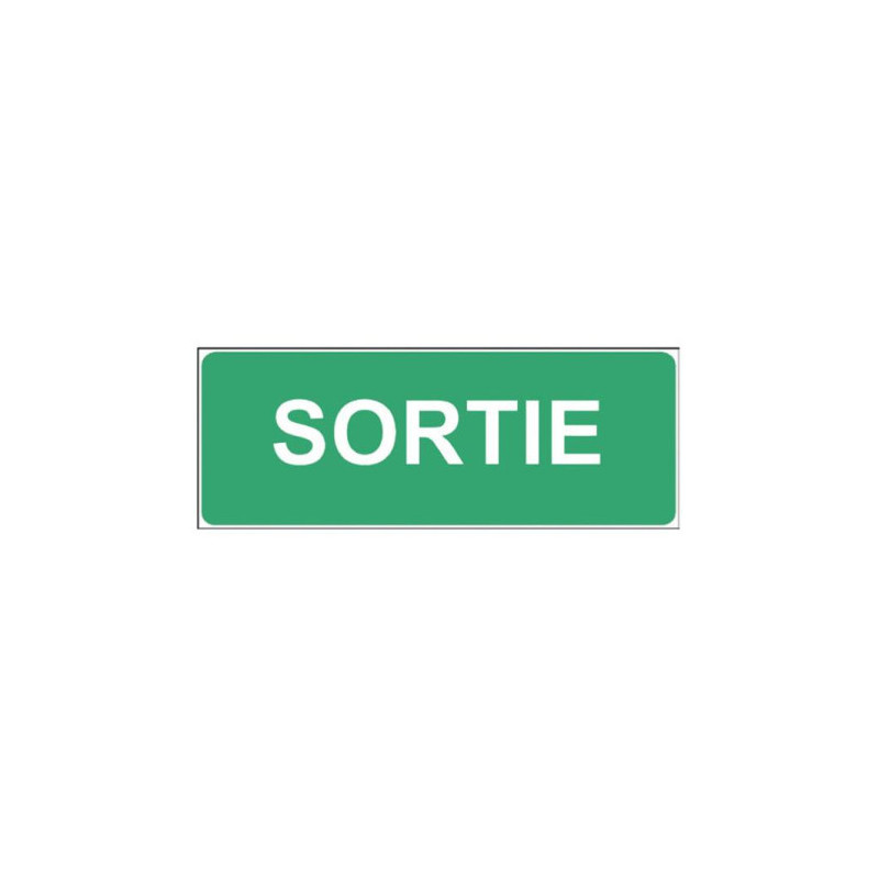 Panneau Sortie de Secours - Signalétique Industrielle B2B