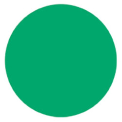Pastille Adhésive Verte Signalétique Évacuation | Zone-Print