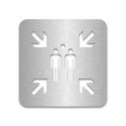 Plaque Point de Rassemblement E007 | Signalétique Sécurité Pro