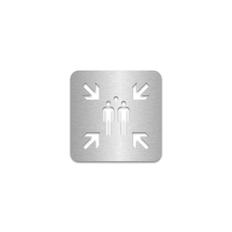 Plaque Point de Rassemblement E007 | Signalétique Sécurité Pro